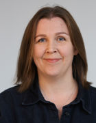 en person med langt hår