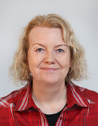 en person med blondt hår