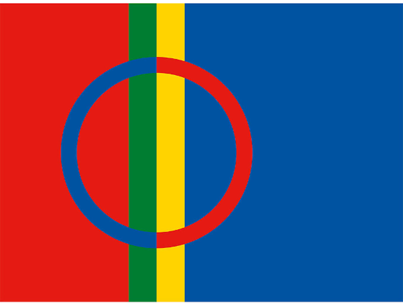 Foto: samisk flagg samisk flagg