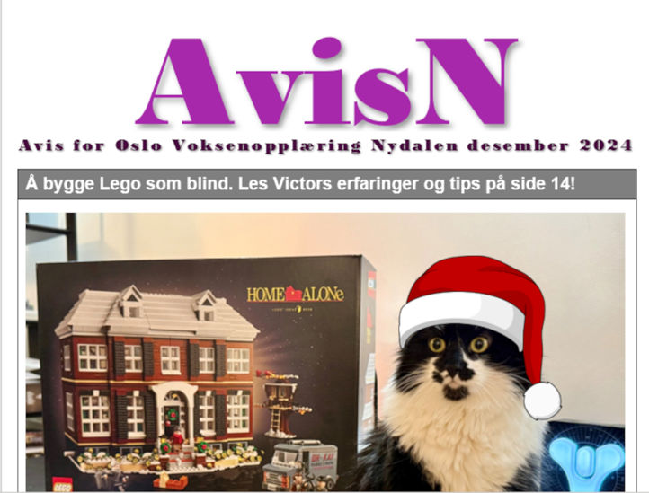 En hund iført nisselue