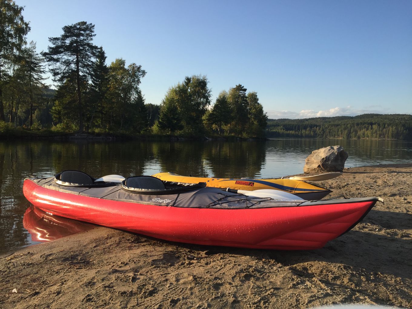 HSK: kanoer på Sognsvann